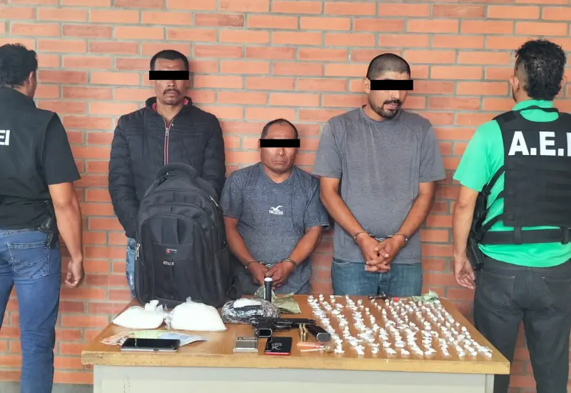 Fueron tres los detenidos