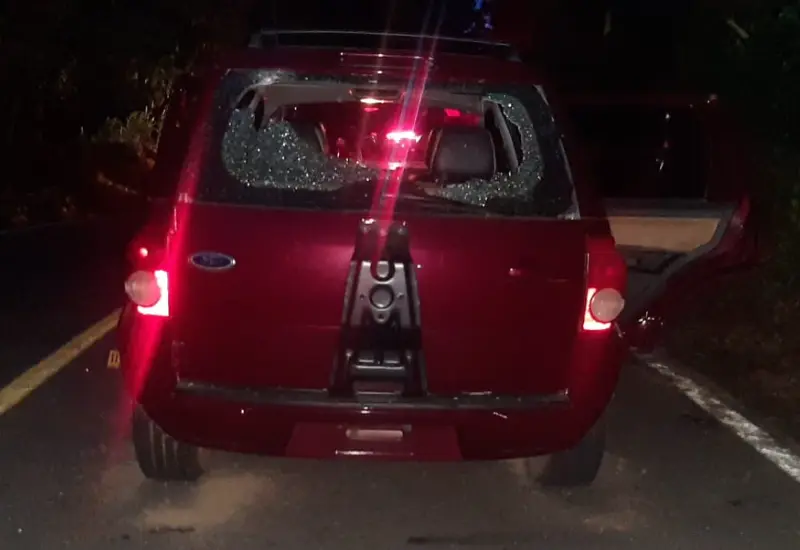 Viajaban en una camioneta Ford 