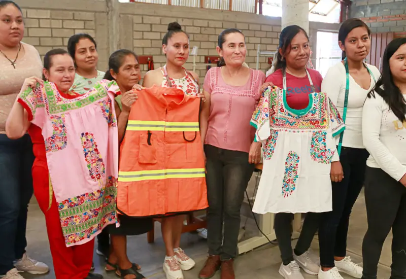 Son 12 mujeres las que conforman el taller Zorali. 