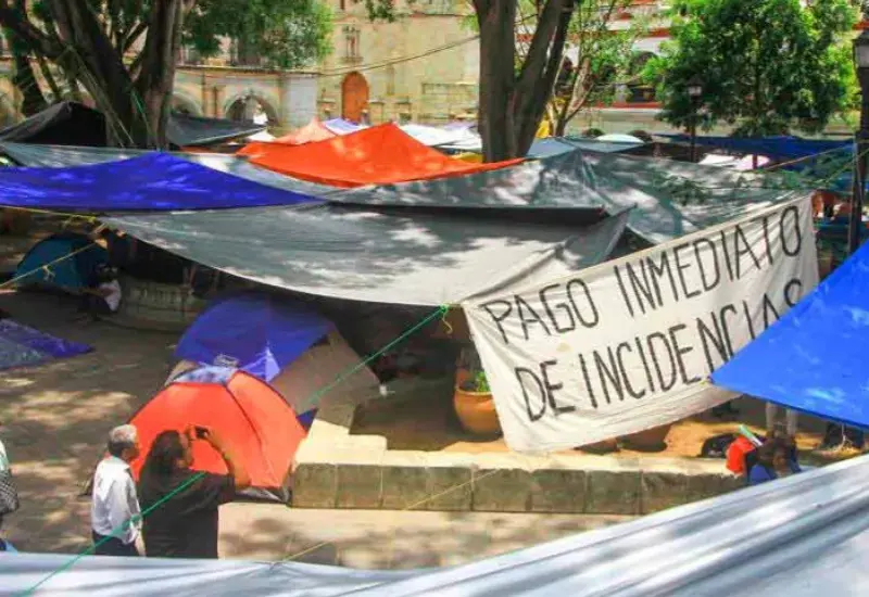 Plantón en la alameda de León