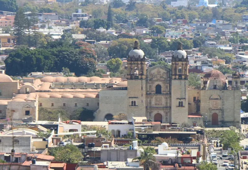 Vista aérea del tempo de Santo Domingo de Guzmán