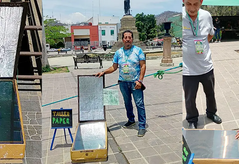 El horno solar se ha expuesto en diferentes ferias y congresos. 