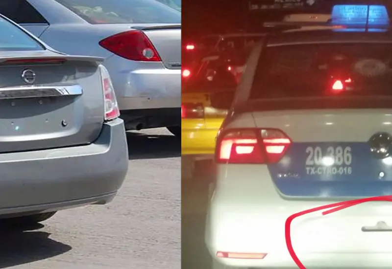 Vehículos circulando sin placas