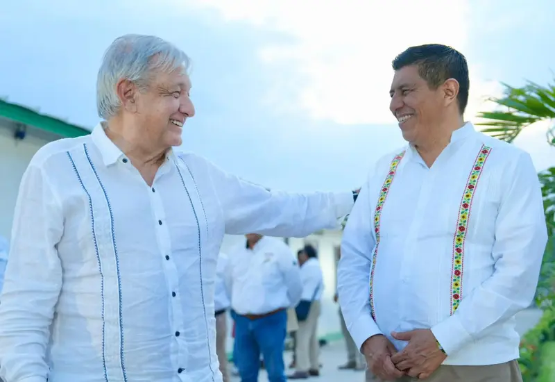 Salomón Jara y AMLO