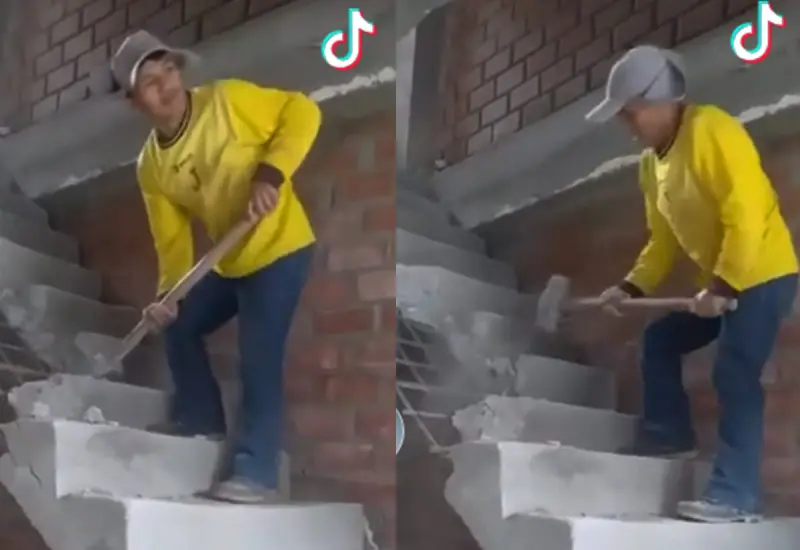 albañil_destroza_escalera_no_pagaron_trabajo