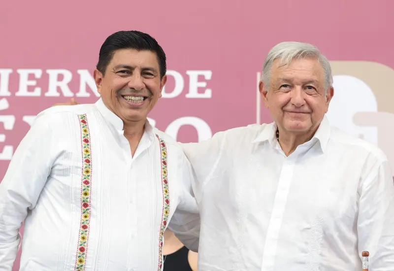Salomón Jara y AMLO