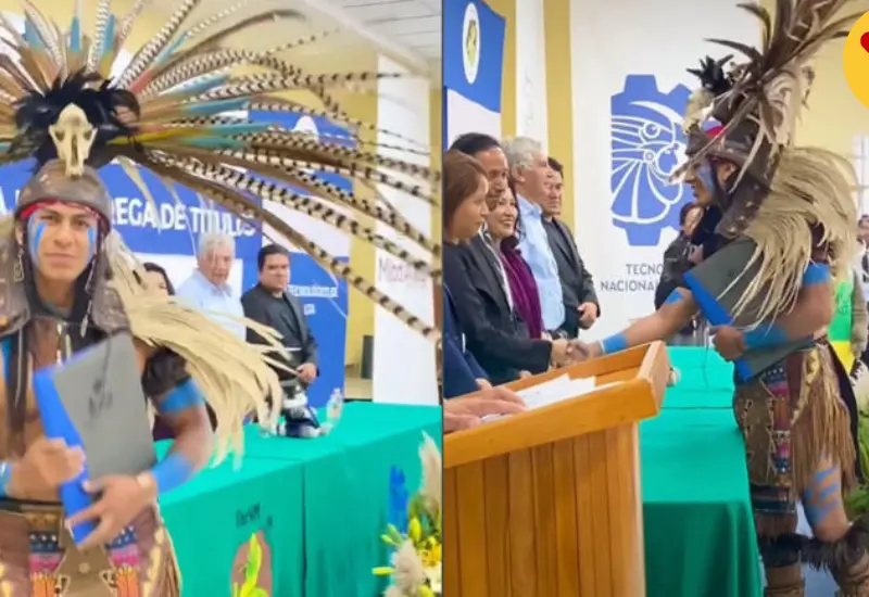 graduacion_viste_como_guerrero_prehispanico