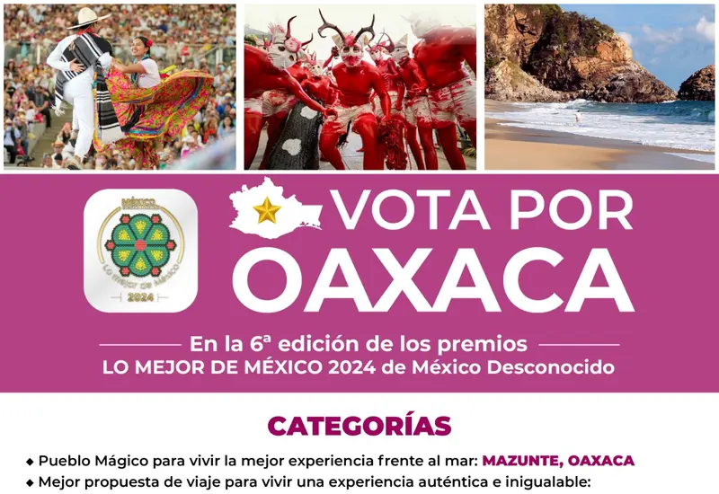 Cartel "Vota por Oaxaca"