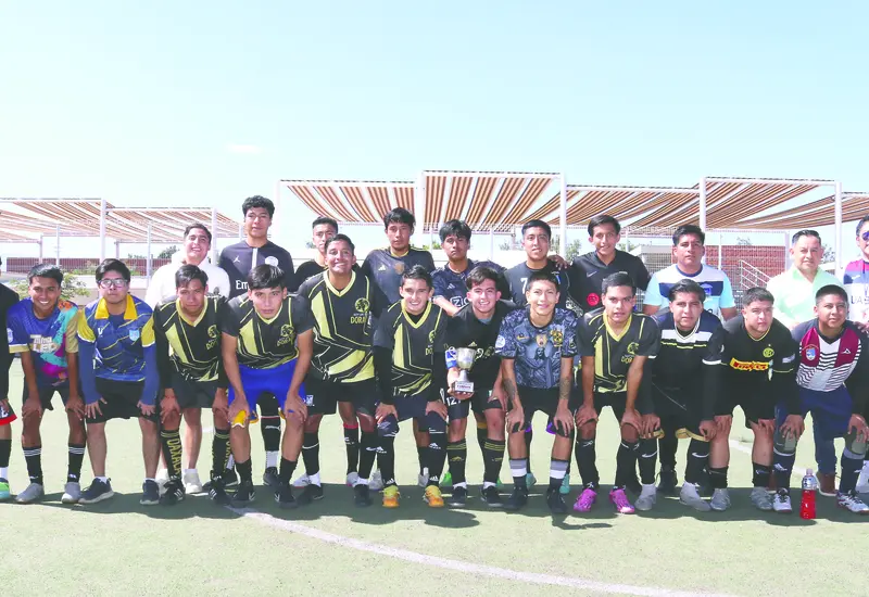 Los Leopardos de la UABJO se erigieron campeones del futbol bardas varonil