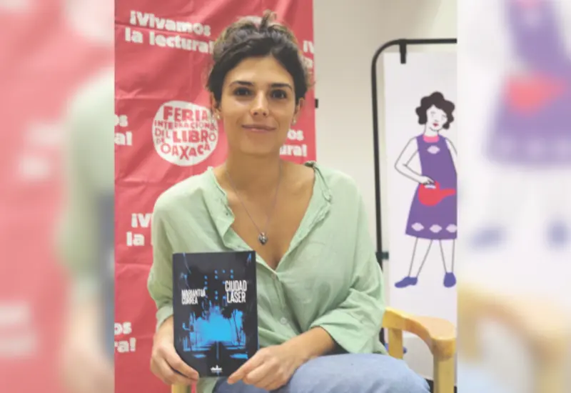 Mariantuá Correa visitó la ciudad para presentar su más reciente novela con el sello oaxaqueño.