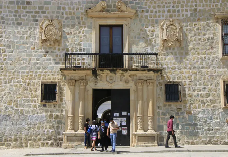 Palacio Municipal de Oaxaca de Juárez.  Aquí Raymundo Chagoya rendirá protesta como nuevo alcalde capitalino.