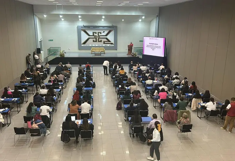 Durante el coloquio, se presentaron los resultados del Diagnóstico Estatal de Violencia de Género en Instituciones de Educación Superior.