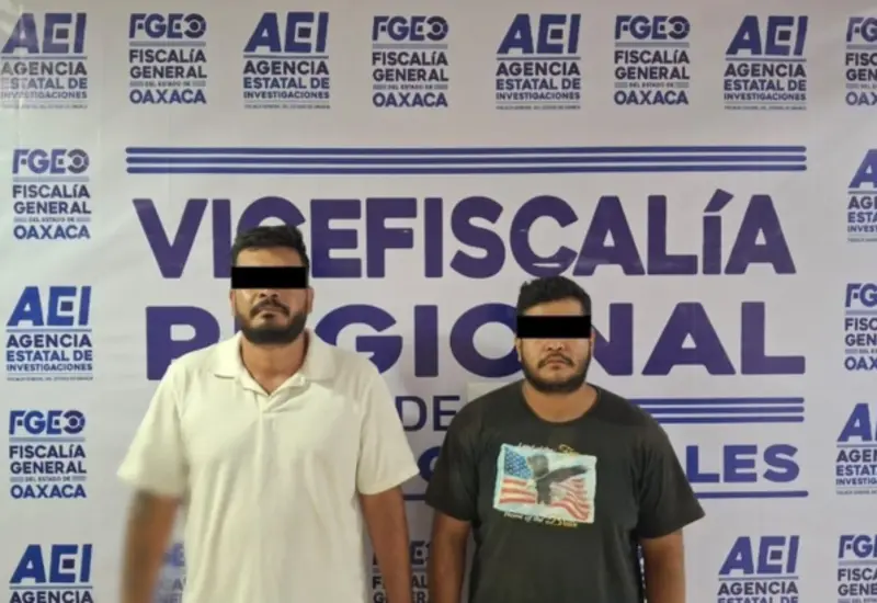 Dos hermanos fueron detenidos en Zimatlán de Álvarez al tener droga en su poder.