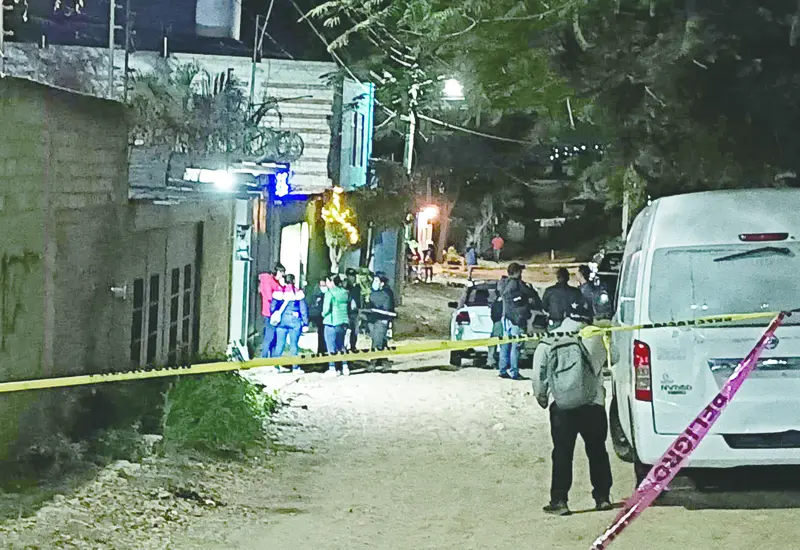 Los cuerpos fueron trasladados al anfiteatro para la práctica de la necropsia  de ley.