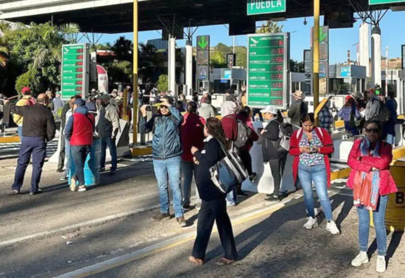 Las protestas se realizaron en Huajuapan.