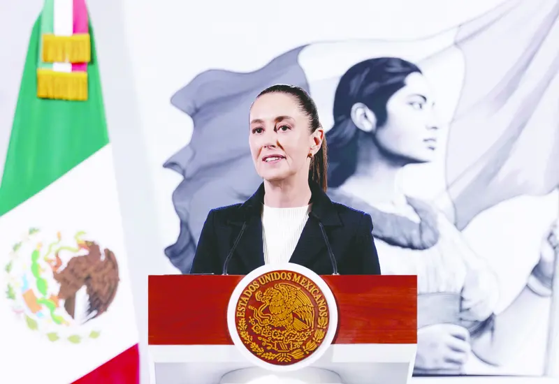 La presidenta Claudia Sheinbaum informó que el emblema del próximo año estará conformado por cuatro mujeres