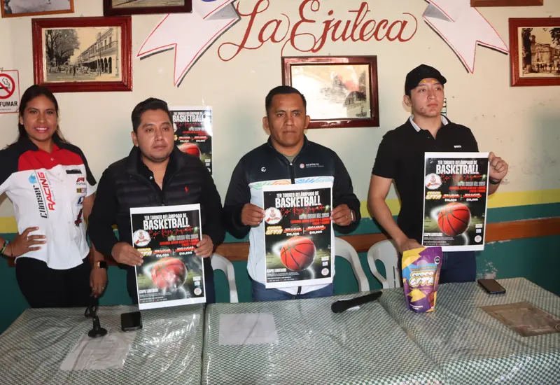 Presentaron la convocatoria para el Torneo Relámpago de Basquetbol.