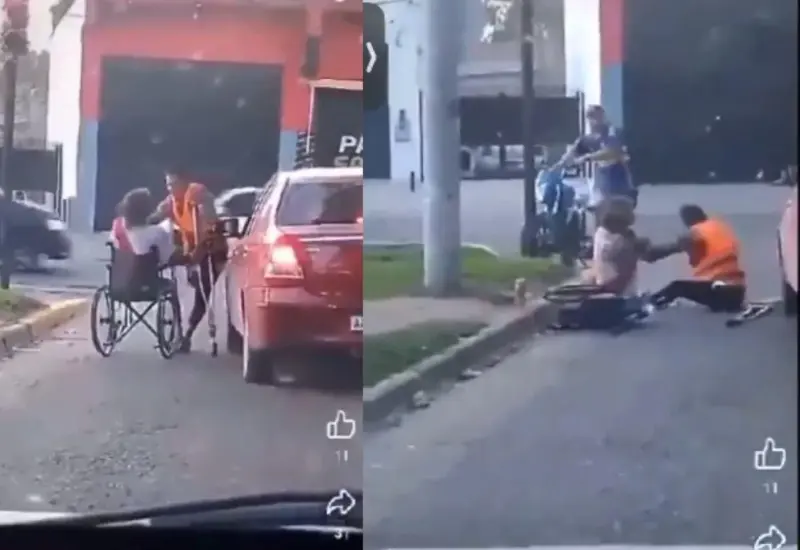 hombre_en_muletas_pelea_hombre_silla_ruedas