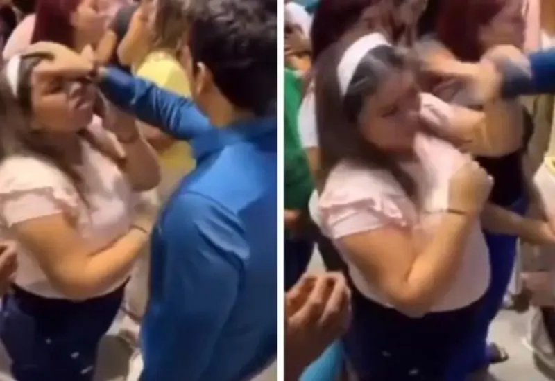 pastor_da_manotazos_creyente_templo