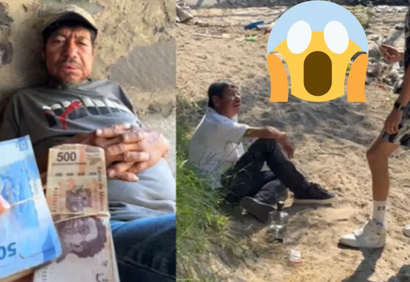 tiktoker_regala_dinero_indigente_lo_gasta_alcohol