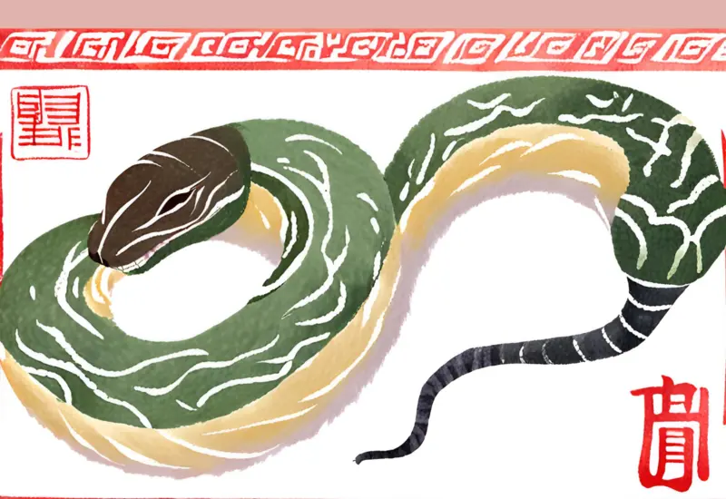 La serpiente de madera es el año número 4723 en el calendario chino