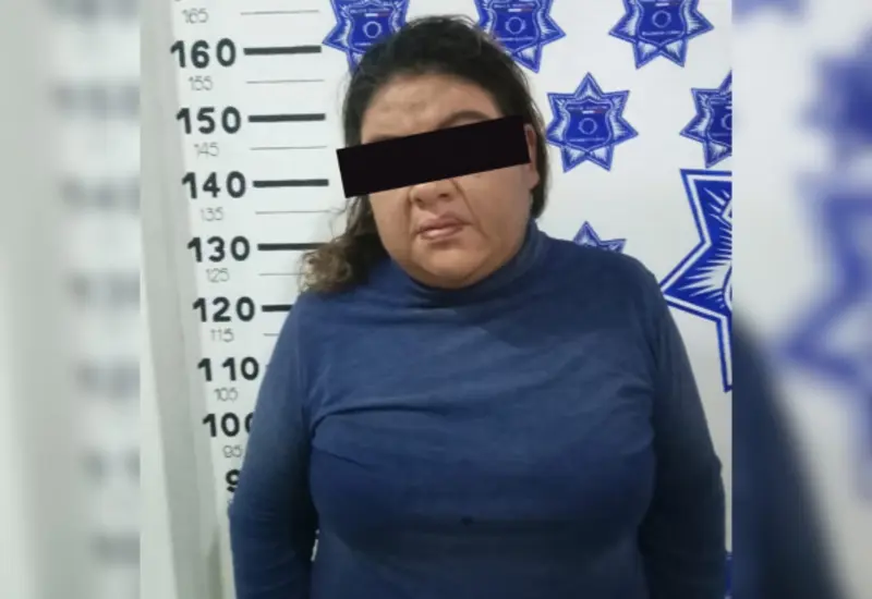 La mujer quedó a disposición de la Fiscalía General del Estado.