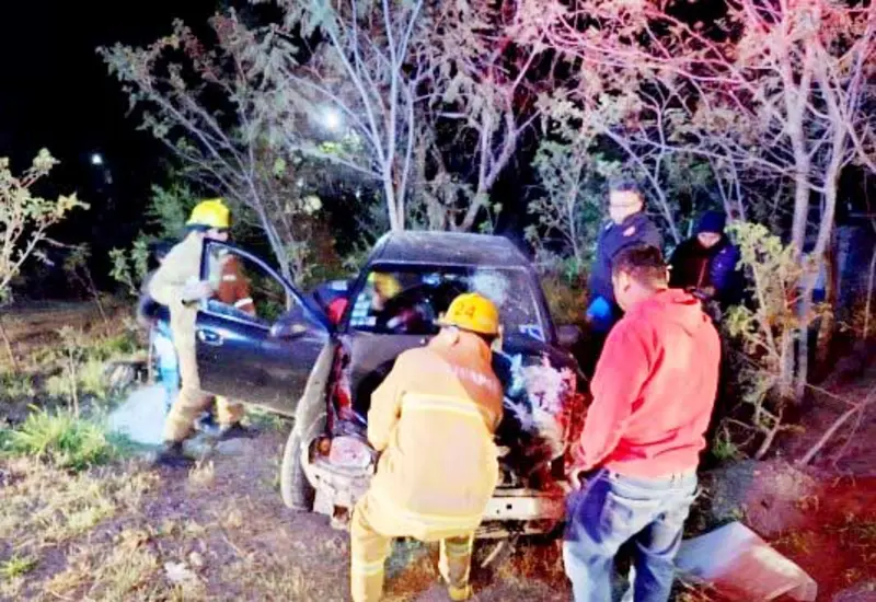 Un lesionado y daños deja accidente.