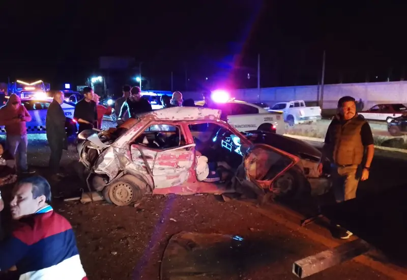 Una mujer falleció en el choque ocurrido en la carretera federal 190.