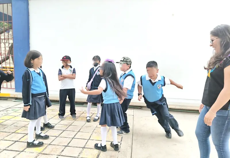 Primeras sesiones con los niños y jóvenes.