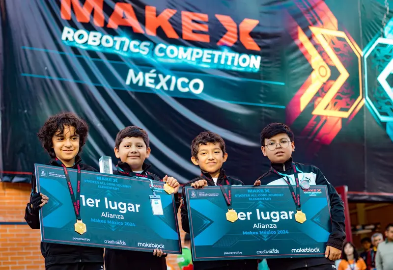 Los ganadores de nivel primaria son Omar Suárez de la Cruz, Mateo Abascal Escobedo, Aarón Carro López y Benjamín Elías Segovia Martínez.