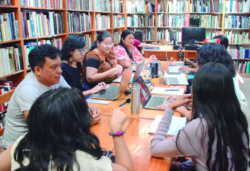 A partir de la convocatoria abierta recibieron 60 solicitudes, entre ilustradores y promotores de diferentes partes del estado de Oaxaca.