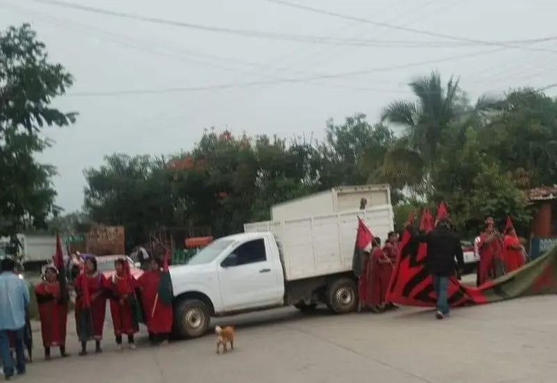 Las protestas se extendieron en Juxtlahuaca.