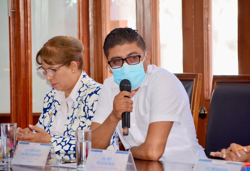 El regidor de Agencias y Colonias, Luis Fernando Oropeza.
