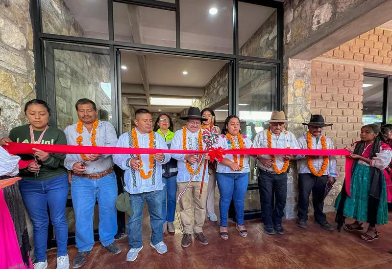 Abrieron el Comedor Escolar de la Niñez Indígena “MBE' AL GA'AD GEKNA” en la comunidad zapoteca de San Vicente Coatlán.