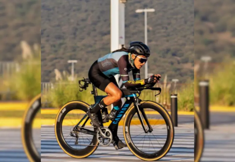 Adriana Carreño sumó otro Ironman en su palmarés deportivo.