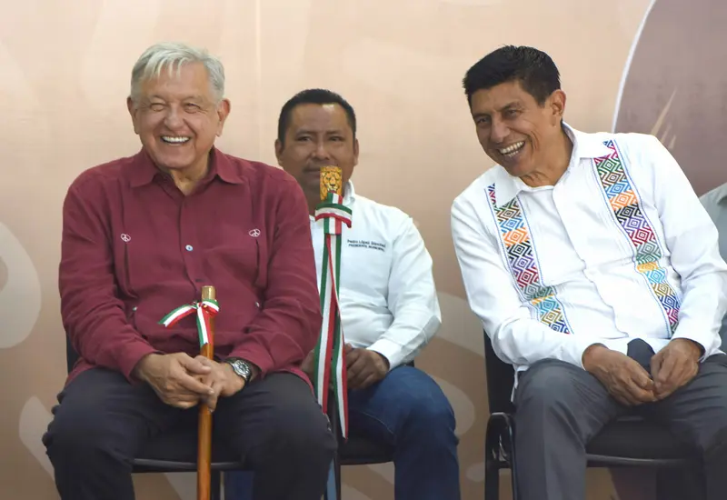 Inauguración del camino Benito Juárez-Guelatao-Oaxaca.
