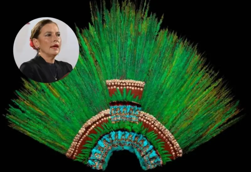 Beatriz Gutiérrez espera éxito en las gestiones por el penacho