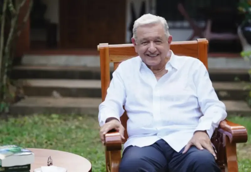 El expresidente Andrés Manuel López Obrador captado en una imagen de su reaparición a través de un video, donde pide respaldar a la Presidenta.