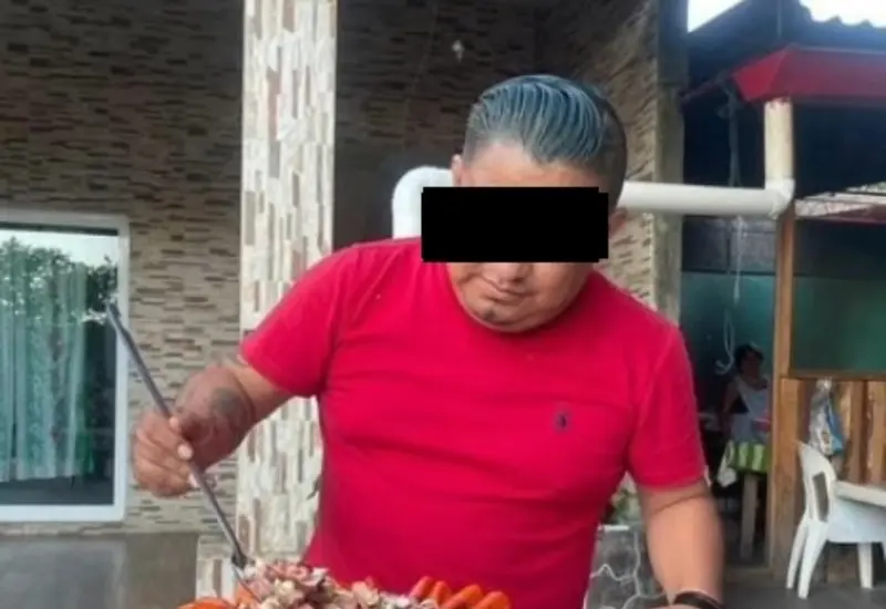 Fotografía del comerciante José Antonio, de 37 años, conocido como El Pelos, quien fue asesinado en el municipio de Cuilapan de Guerrero.