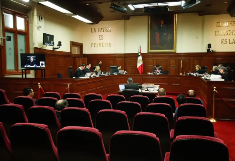 Edificio de la Suprema Corte de Justicia de la Nación, institución que cerró su periodo de sesiones tras resolver más de 2,500 expedientes.