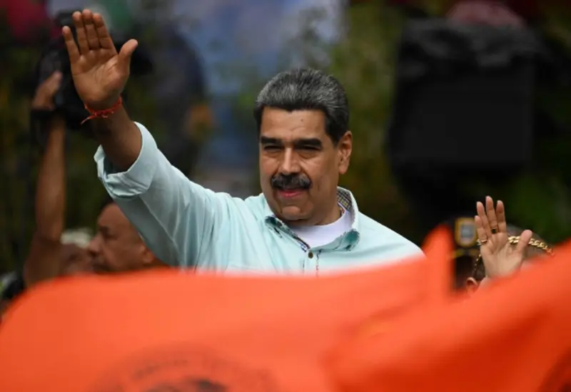 El presidente de Venezuela, Nicolás Maduro, quien podría recibir la condición de refugiado en Colombia según recientes declaraciones políticas.