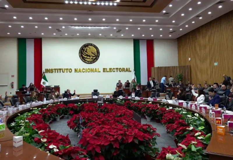 La consejera presidenta del INE, Guadalupe Taddei, habla sobre la licitación del instituto y asegura que el padrón electoral no está en riesgo.