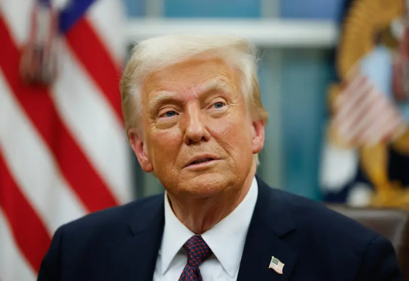 El presidente Donald Trump en una fotografía de archivo, en el contexto de su anuncio sobre operaciones terrestres contra el narcotráfico.