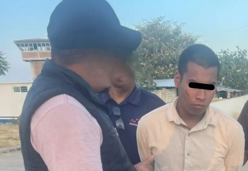 Fotografía de C.A.P.T., alias 'El Chango', quien fue vinculado a proceso por su presunta responsabilidad en un crimen en Santa Cruz Xoxocotlán.