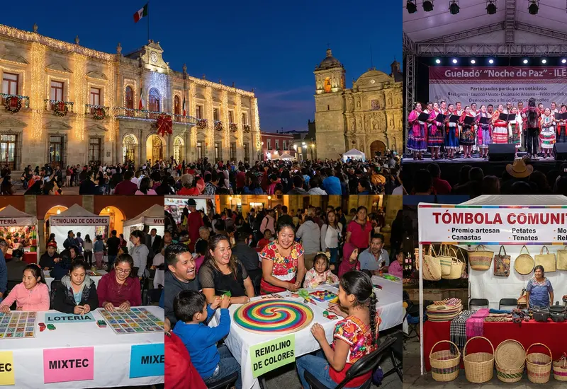 El Festival Gueladó celebra las lenguas originarias de Oaxaca con música, juegos y actividades culturales en el Zócalo de la ciudad.
