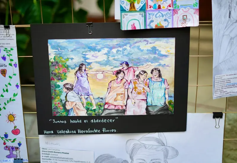 Los niños ganadores del Concurso Nacional de Dibujo 2025 son reconocidos en Oaxaca por su excepcional creatividad y talento artístico.