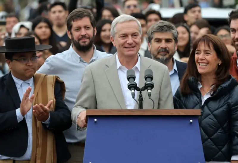 El presidente electo de Chile, José Antonio Kast, en una imagen de la jornada electoral que superó los 11 millones de votos emitidos.