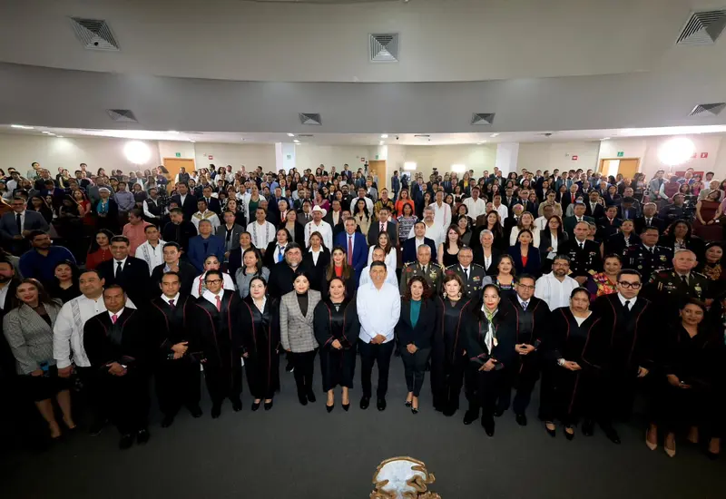 La magistrada presidenta Erika María Rodríguez Rodríguez presenta su Informe de Actividades 2025, detallando los objetivos del Poder Judicial del Estado.