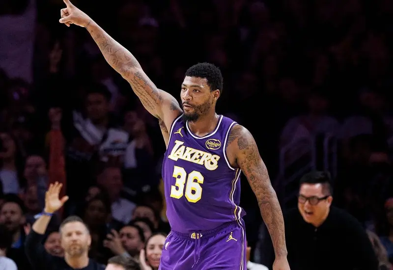 El escolta de los Lakers, Marcus Smart, en una fotografía de archivo después de que se anunciara la multa en su contra.
