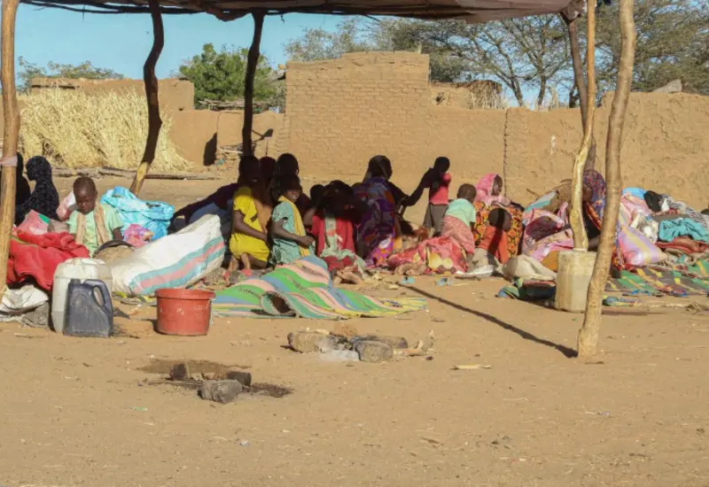 Imagen del campamento de desplazados de Zamzam en Darfur del Norte, Sudán, donde la ONU documentó una masacre ocurrida en abril.
